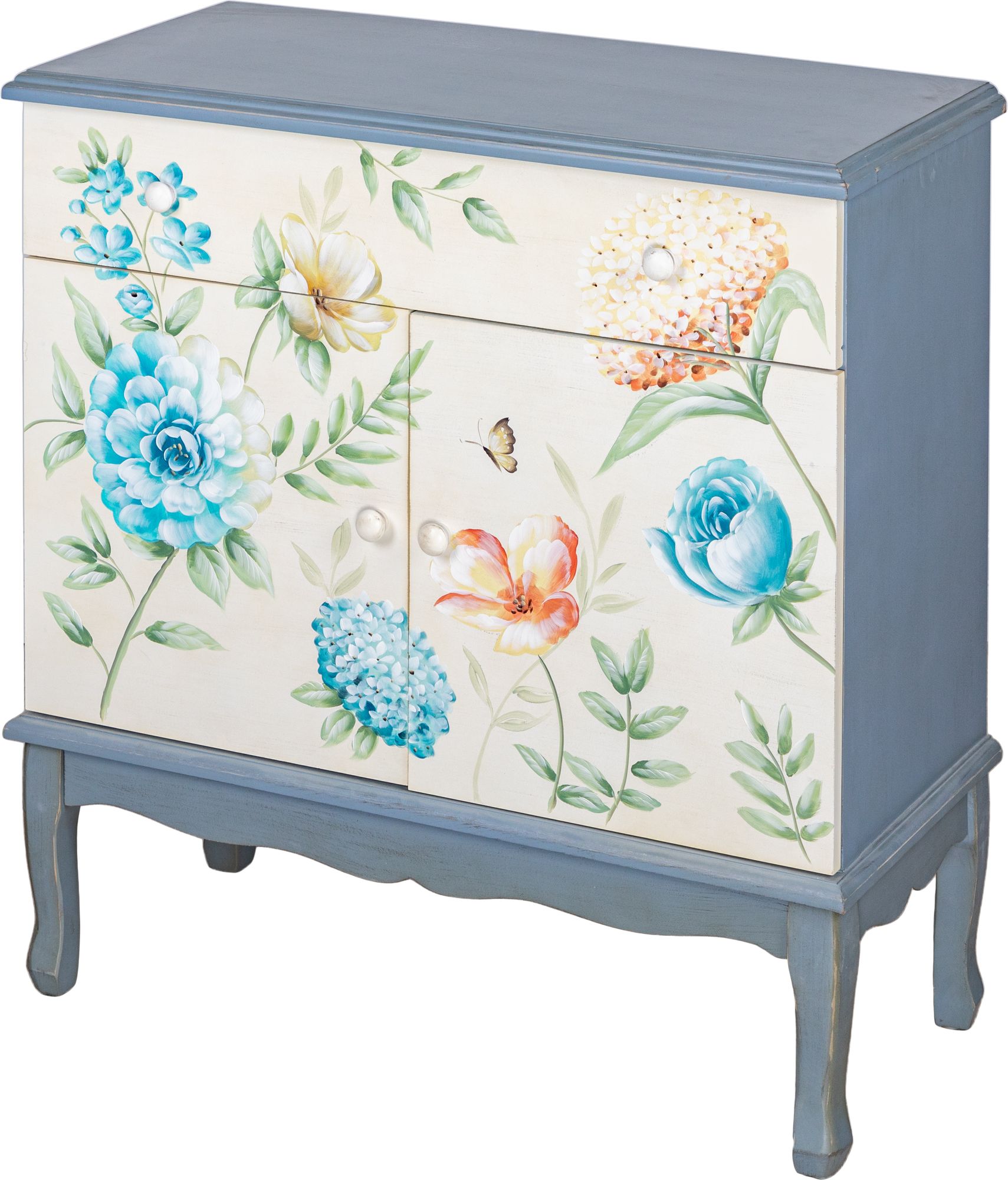 Комод с дверцами и ящиком Glasar 39-098