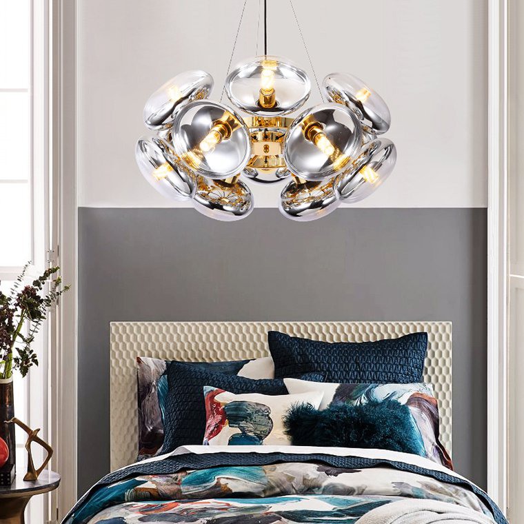 Подвесная люстра GRAZ 12 Хром by ImperiumLoft