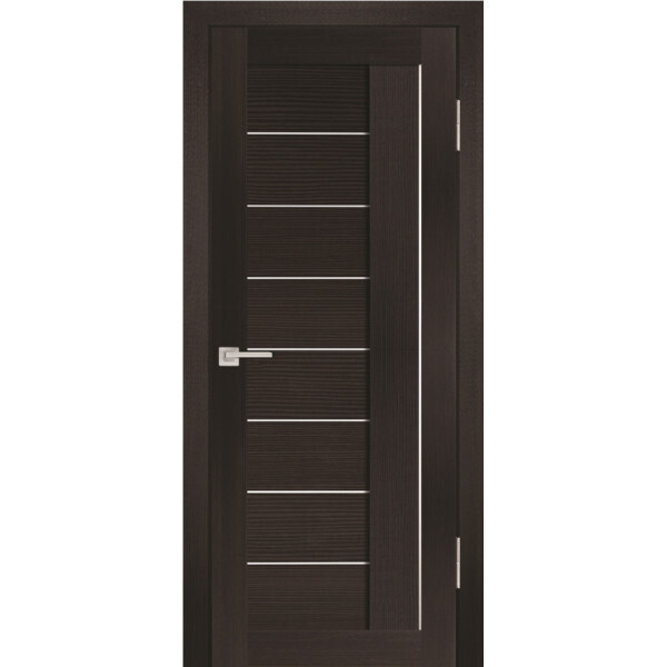 Межкомнатная дверь Graf PS-17 белый сатинат Венге Мелинга (2000 х 800)