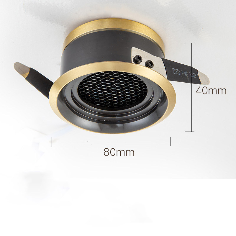 Точечный светильник BIO Brass Black 5W by ImperiumLoft