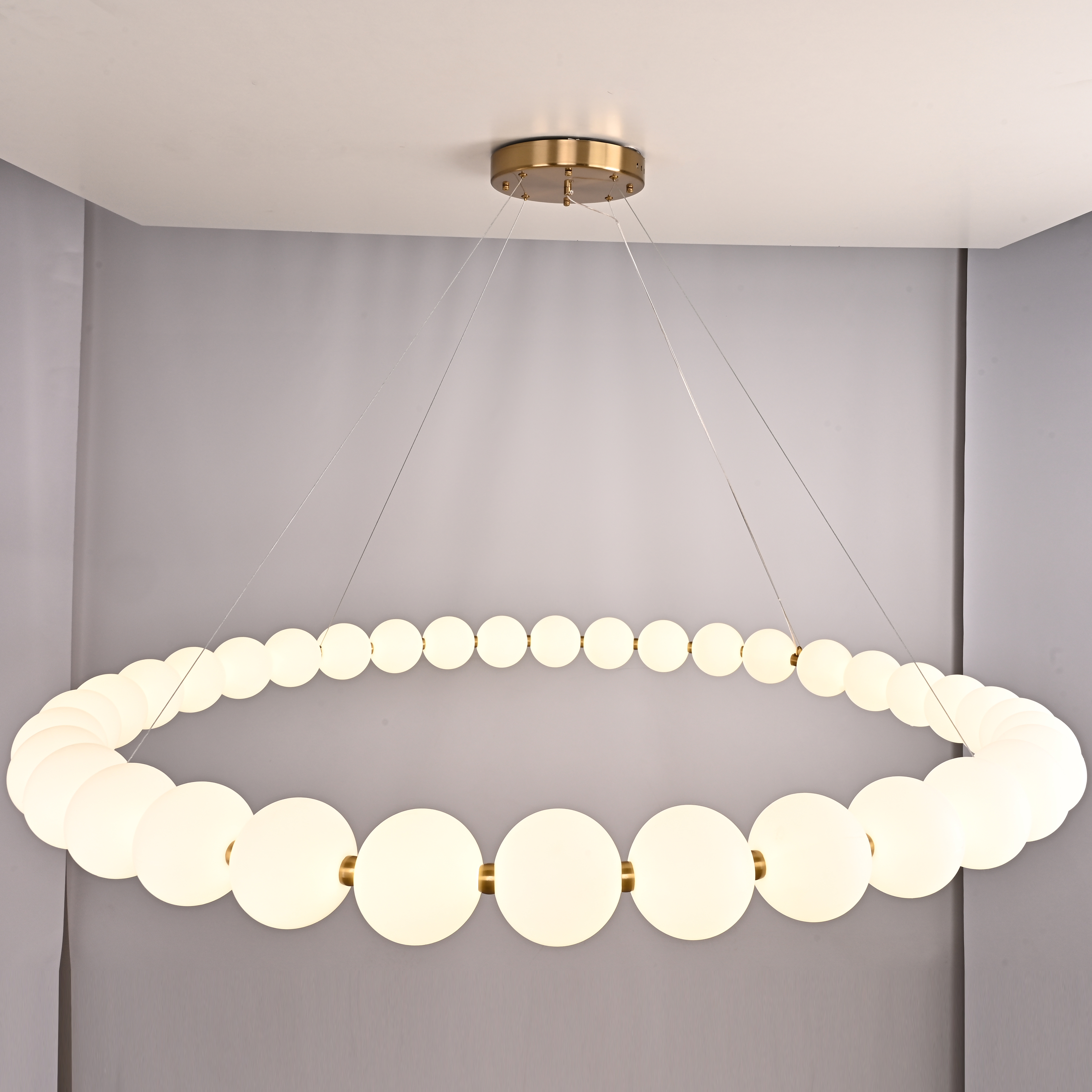 Кольцевая люстра CARA RING D160 by ImperiumLoft