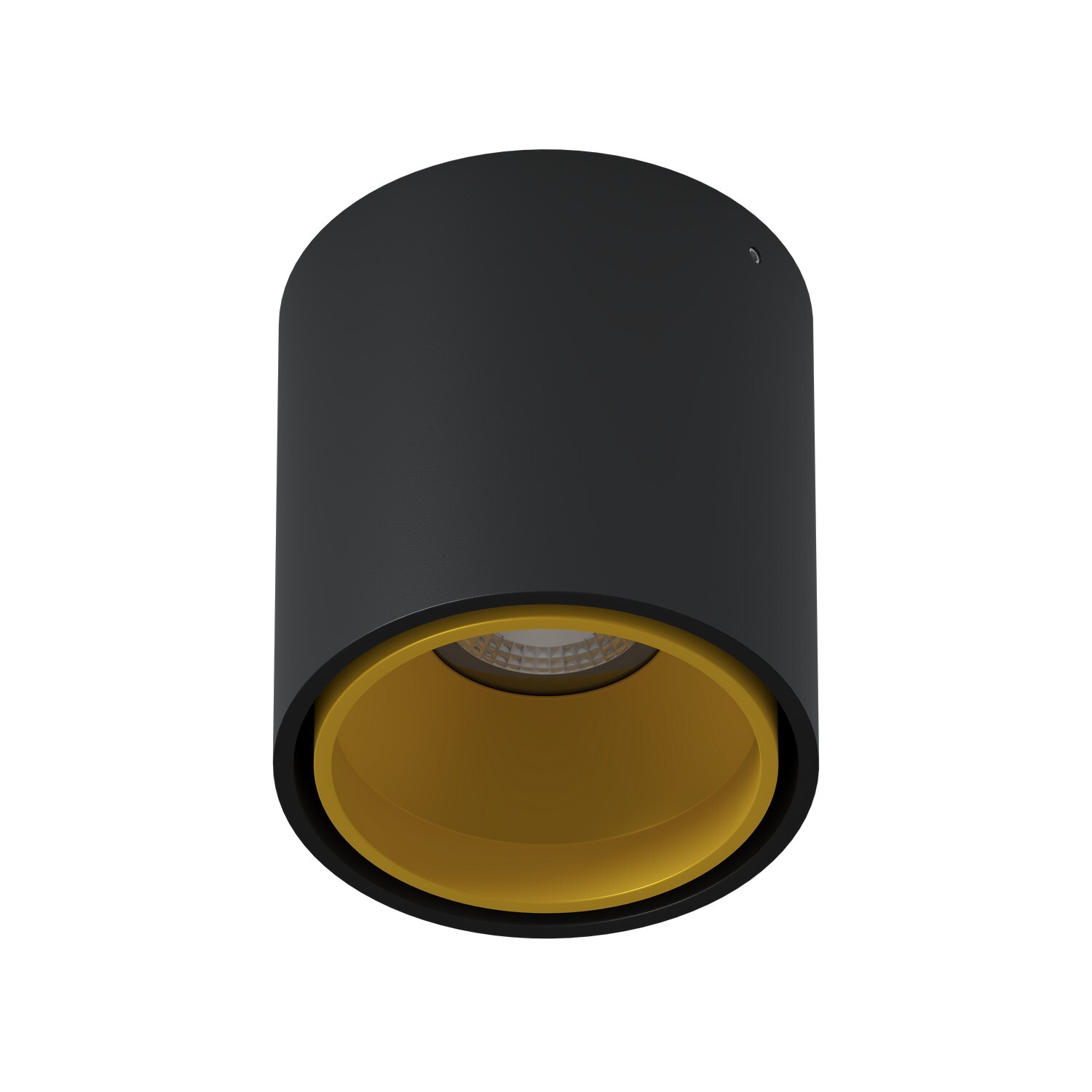 Накладной светильник под сменную лампу Ledron KEA R ED GU10 Black-Gold