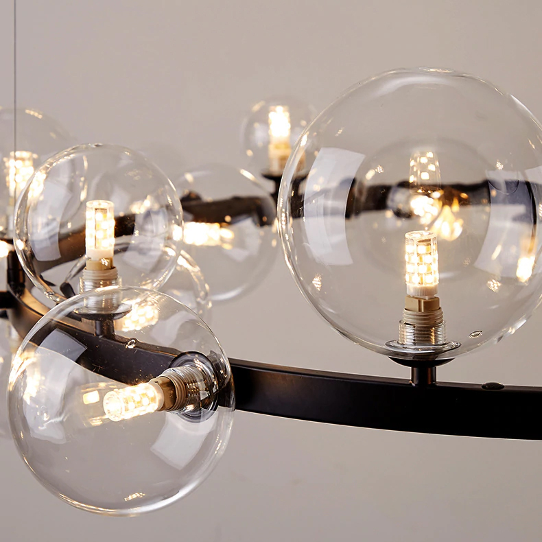 Люстра Delight Collection 8828P/S black/clear