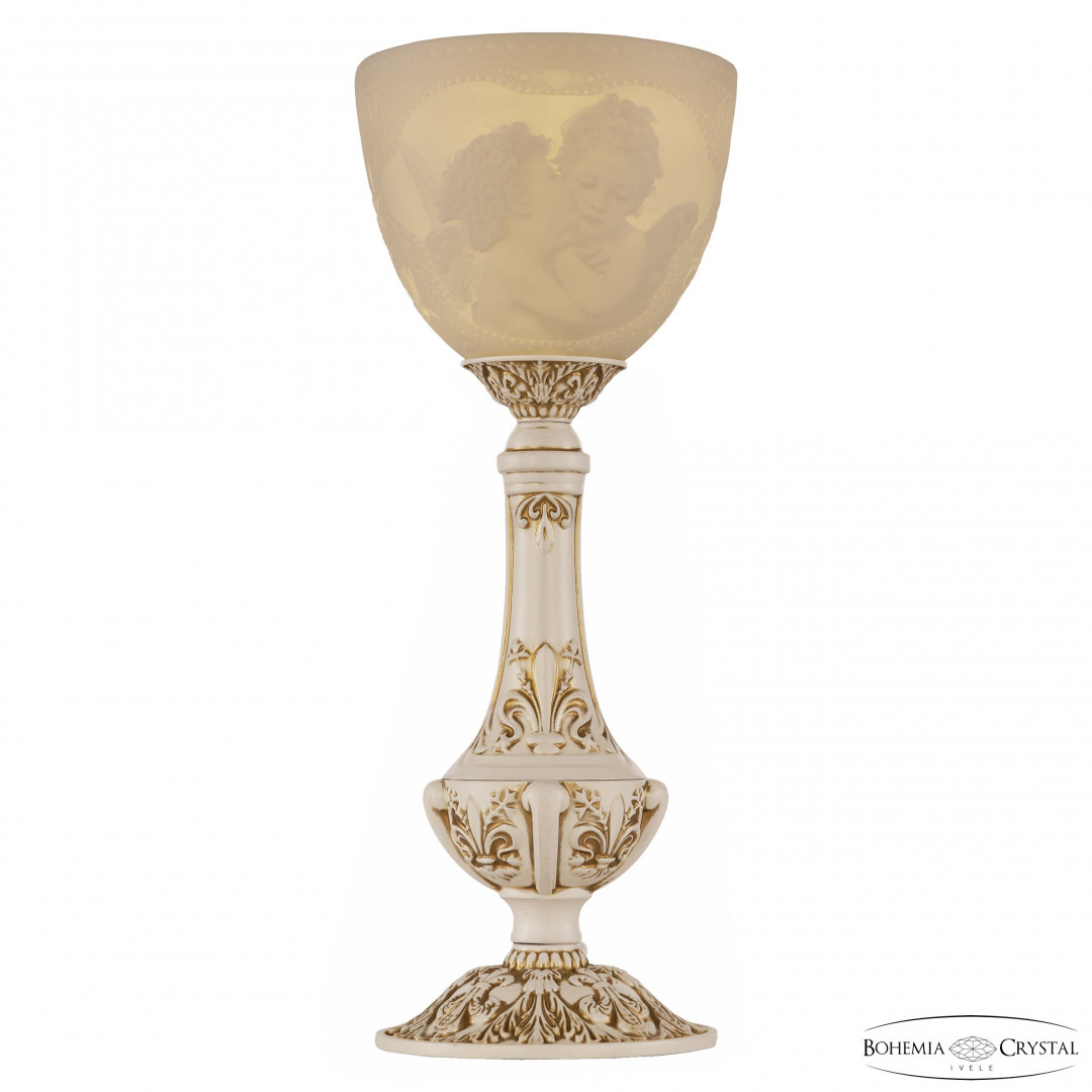 Настольная лампа с костяным фарфором AL79100L/15 WMG P1 Angel Bohemia Ivele Crystal