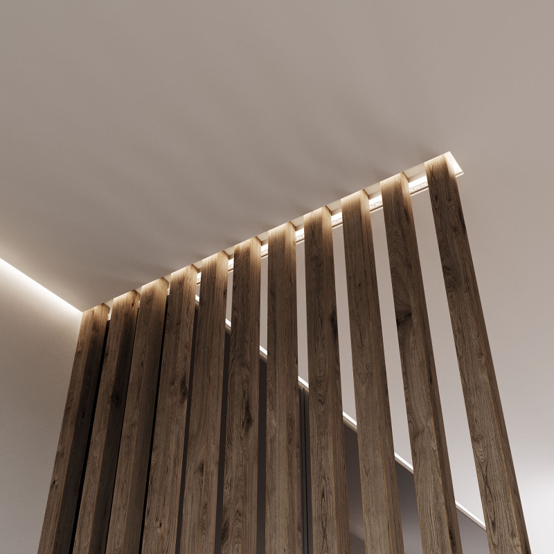 Профиль Elektrostandard LL-2-ALP020 Теневой профиль для натяжных потолков