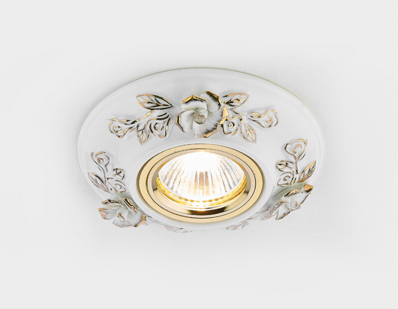 Встраиваемый светильник Ambrella D5503 W/GD