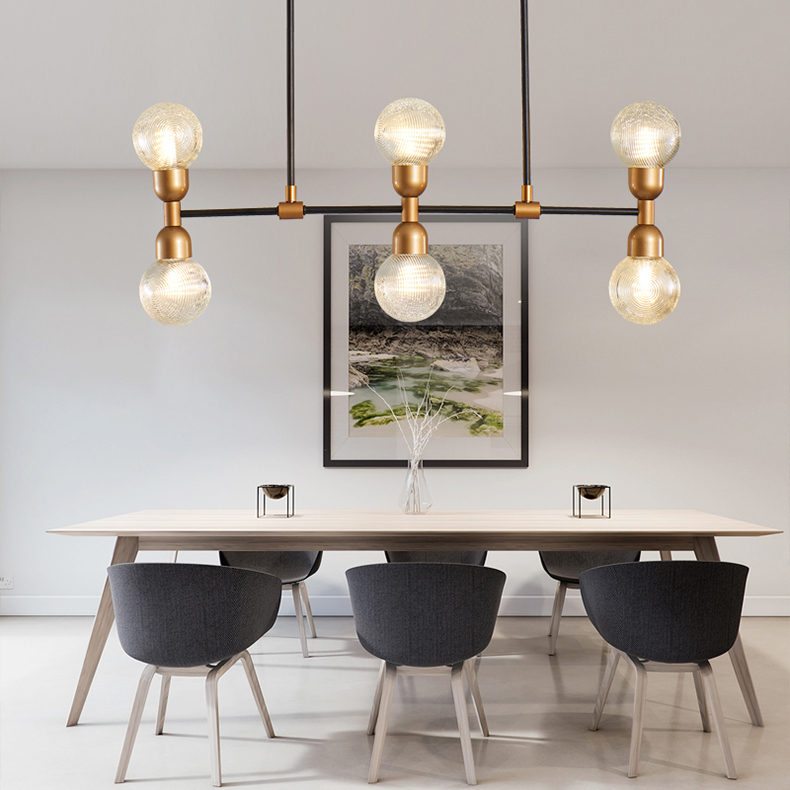 Подвесной реечный светильник DUM LONG White by ImperiumLoft