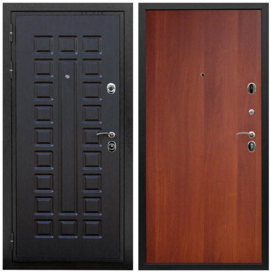 Дверь входная Graf Триумф МДФ 16 мм ФЛ-183 Венге / МДФ 6 мм ПЭ Итальянский орех