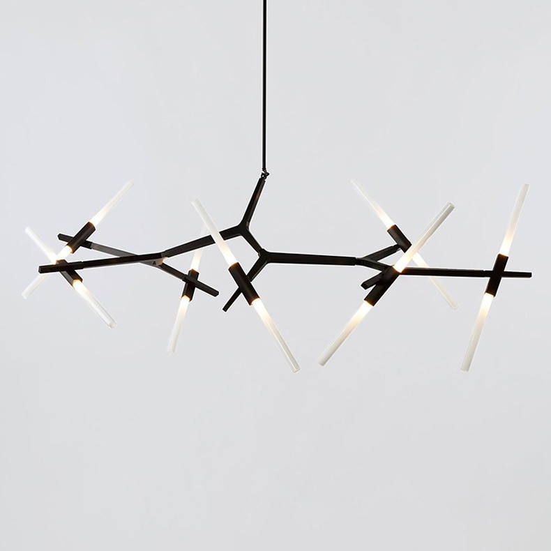 Подвесная люстра ANDES 14 Черный by ImperiumLoft