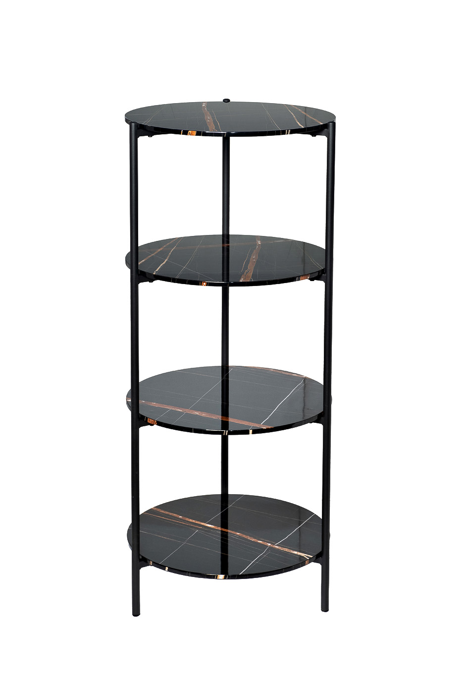 Стеллаж с полками черный Garda Decor 30B-STEL-961