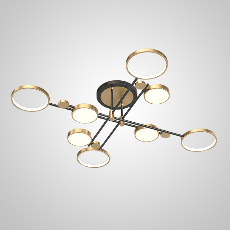 Потолочная люстра MARSA L8 Gold by ImperiumLoft