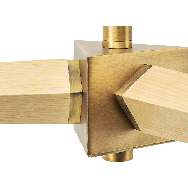 Люстра Jorgenson D85 White/Light wood by ImperiumLoft