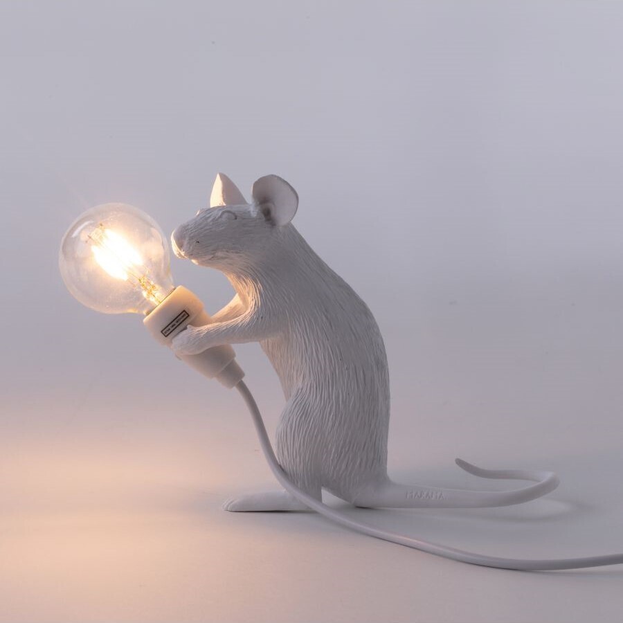 Настольная лампа Seletti Mouse Lamp Sitting USB 15221