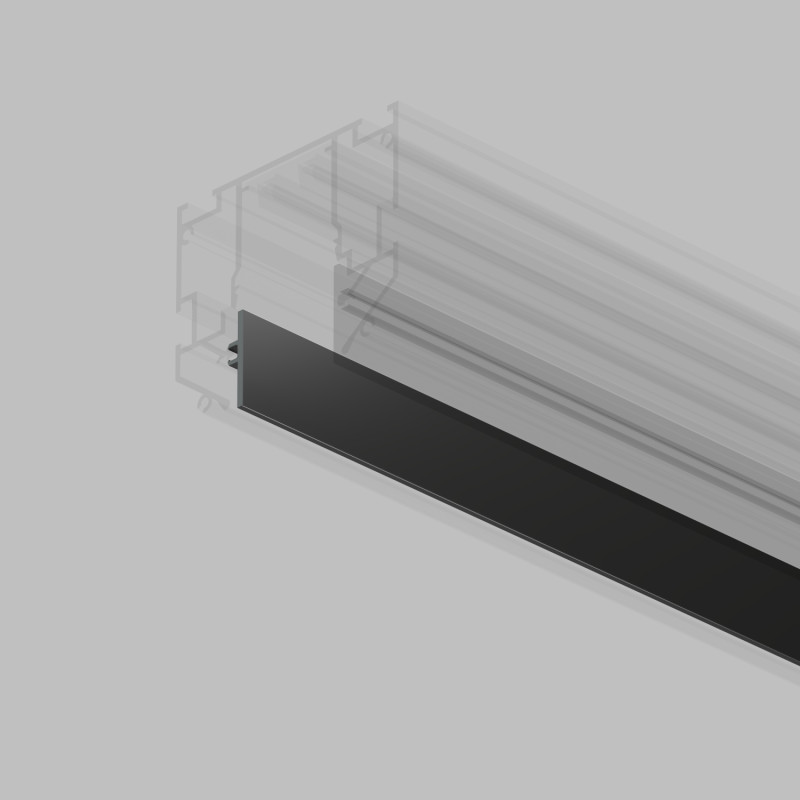 Экран для шинопровода Denkirs TR2028-BK