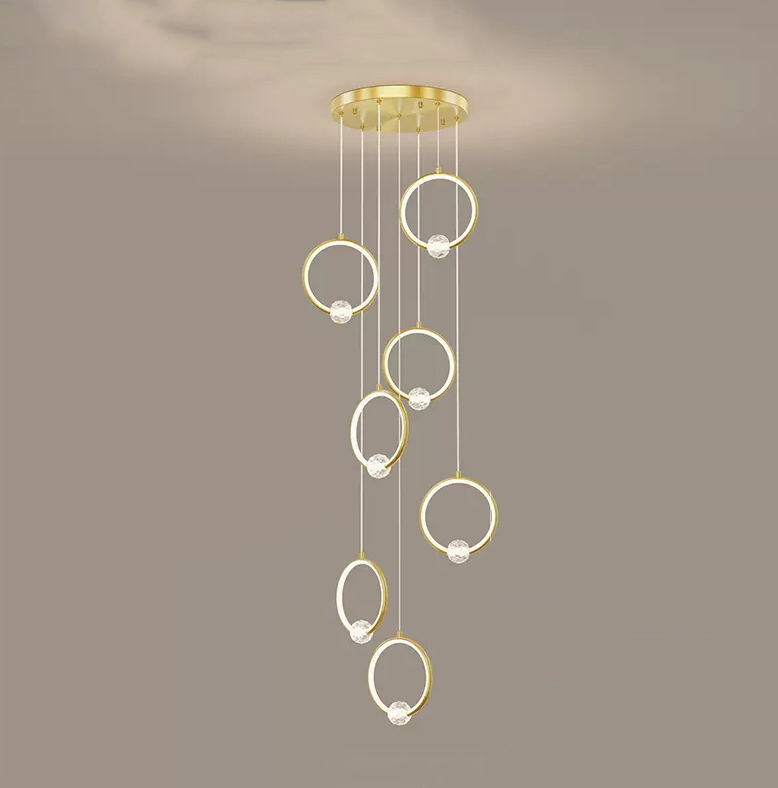 Подвесной светильник LUANA MORE L7 Brass by ImperiumLoft