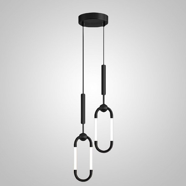 Подвесной светильник FINNUR DUO C H30 Black by ImperiumLoft