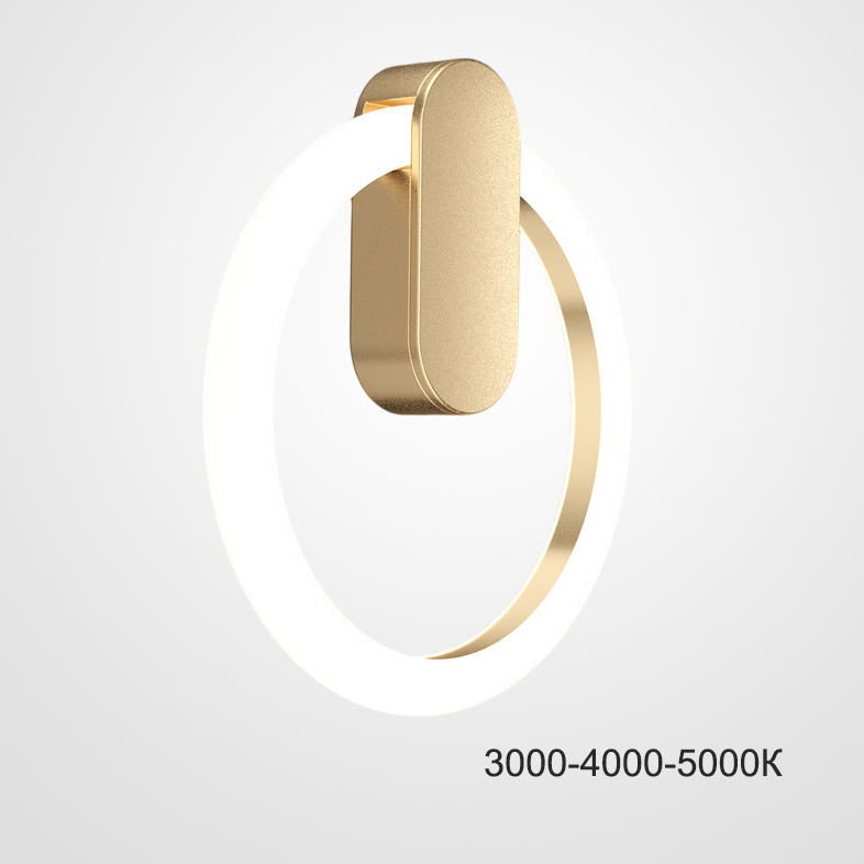 Настенный светильник GINA WALL D40 Brass Трехцветный свет by ImperiumLoft