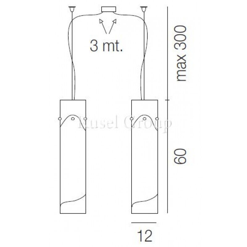 Подвесной светильник Vistosi LIO SP 60 D2