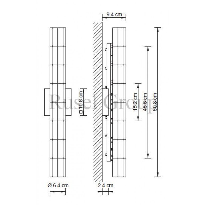 Настенный светильник Swarovski VERVE A.9950 NR 700 214