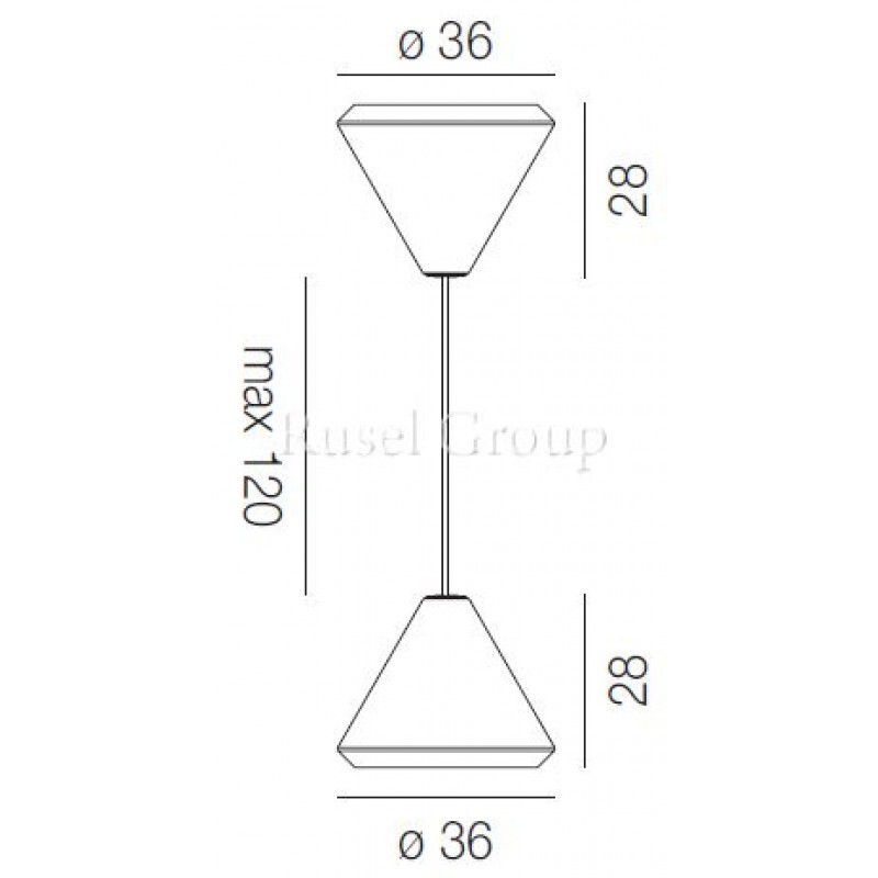 Подвесной светильник Vistosi WITHWHITE SP 36 G