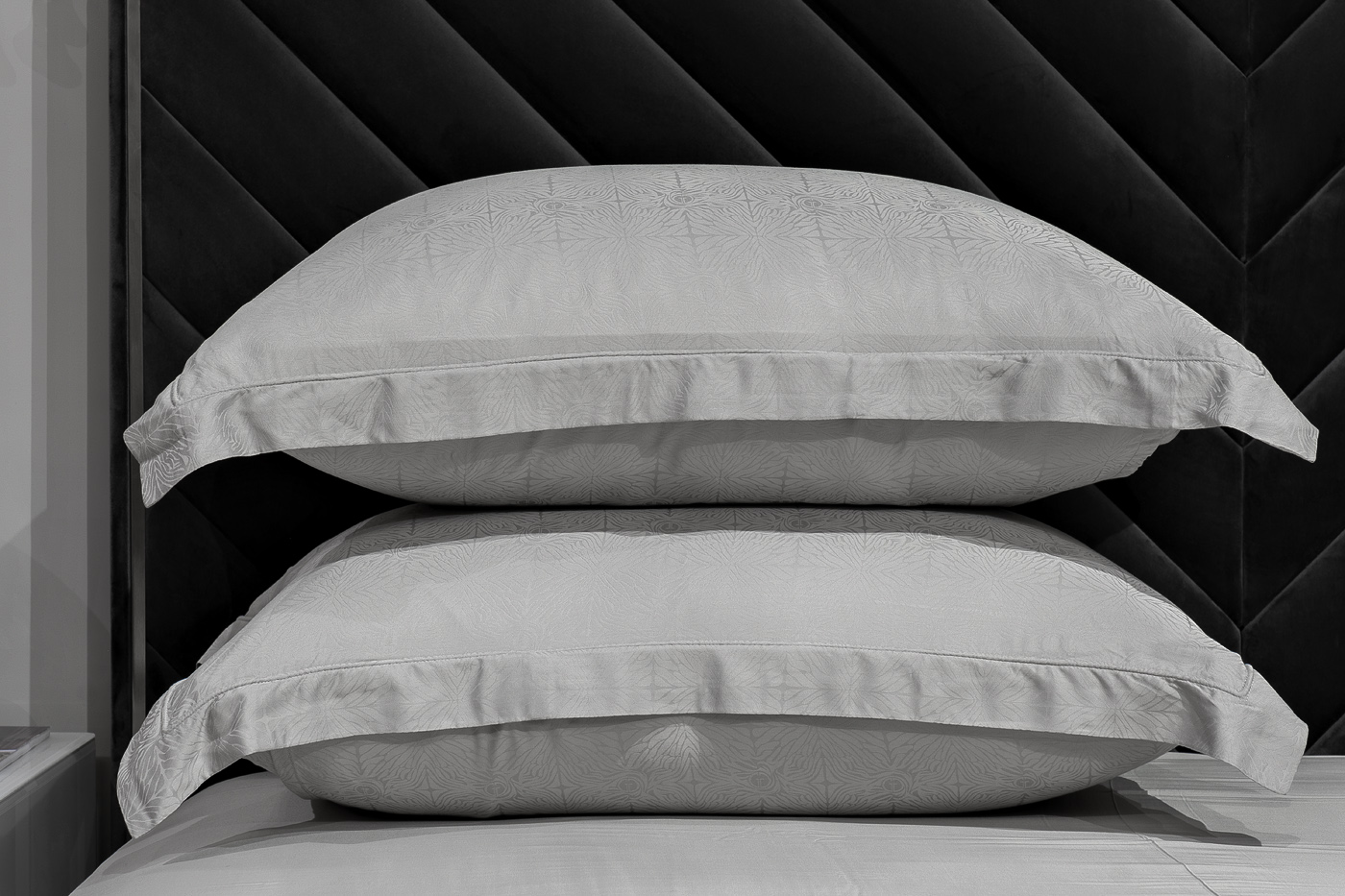 Комплект постельного белья Муар семейный бамбук оливковый Garda Decor 180JOD-18022