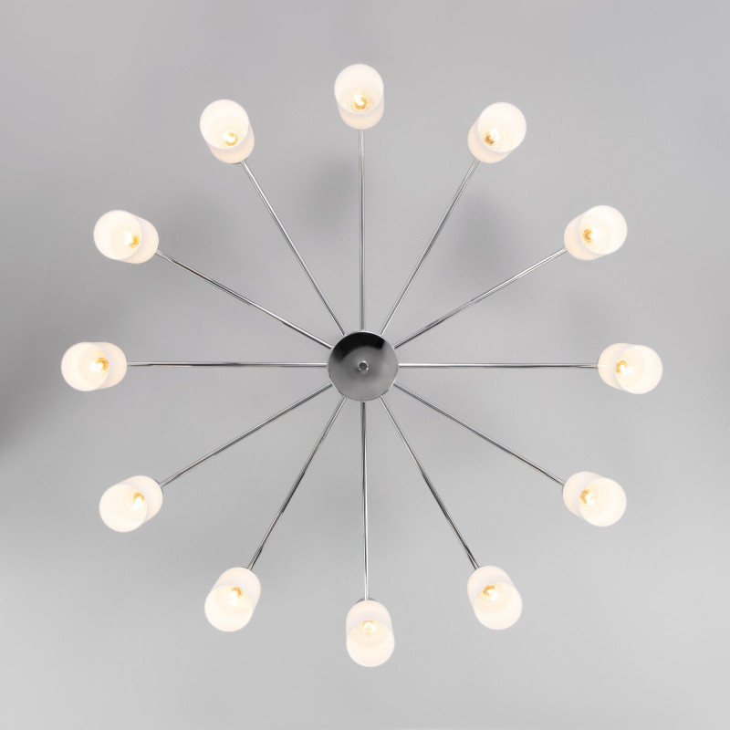 Люстра на штанге Eurosvet 70160/12 хром Smart