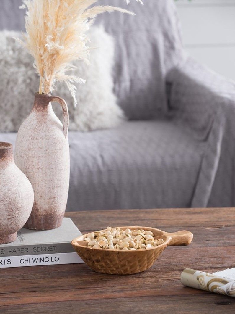 Чаша из тикового дерева Glasar 70652