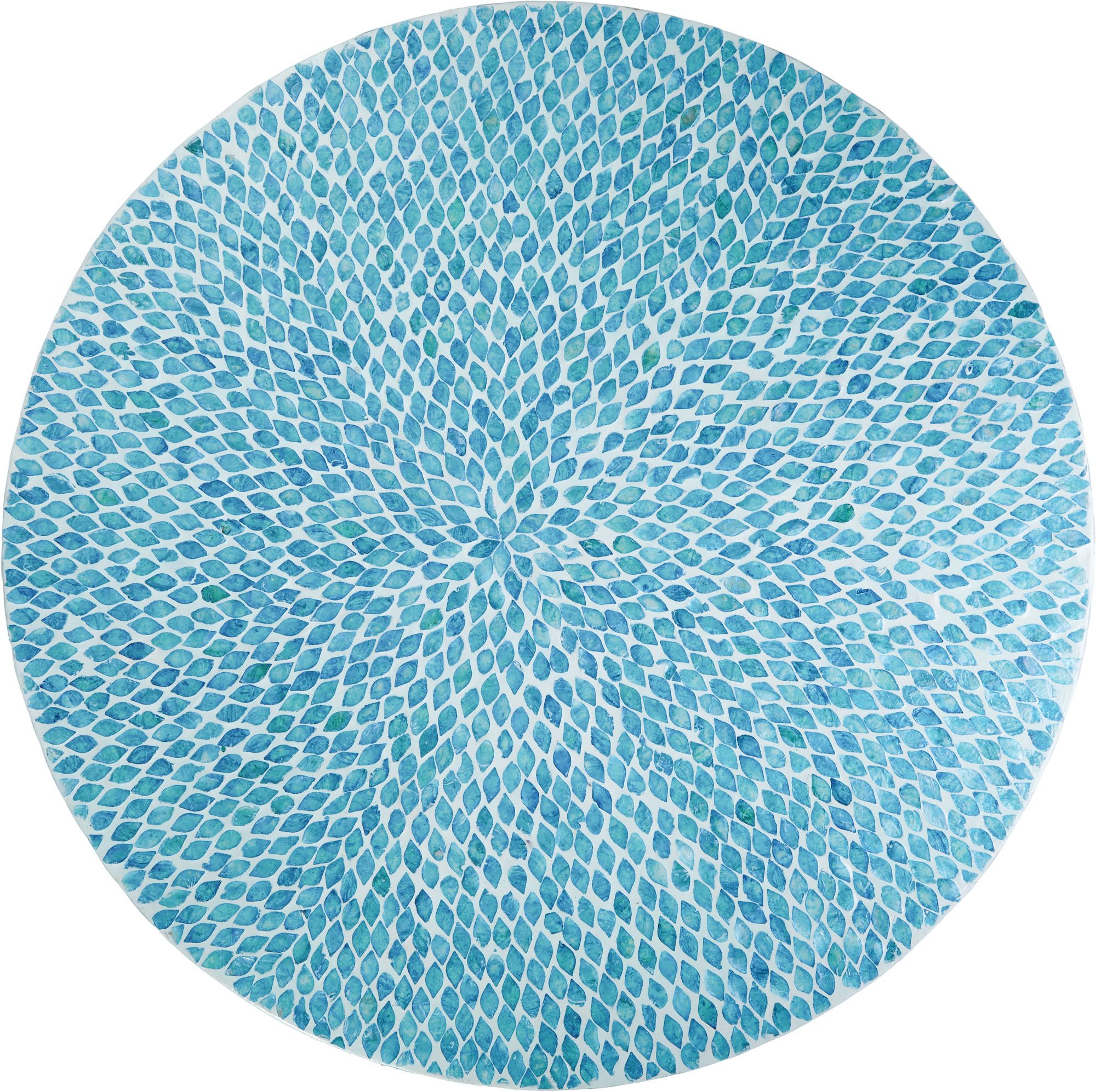 Столик акцентный с отделкой раковинами устриц Glasar 67-024