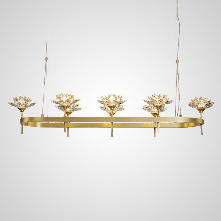 Подвесная Люстра Lotos Long 8 By Imperiumloft