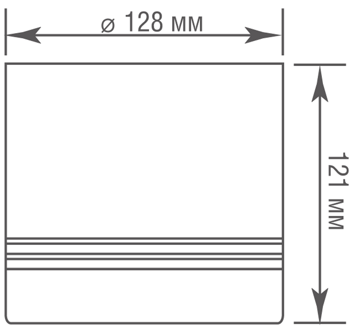 Накладной светодиодный светильник Donolux DL18484R23W1W IP44