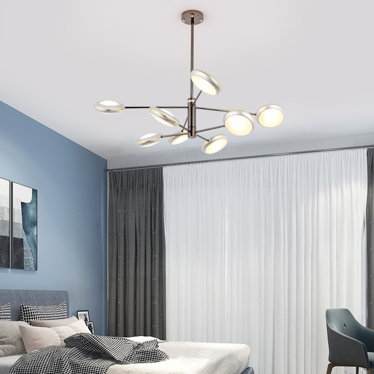 Люстра на штанге DRAMMEN D120 Black by ImperiumLoft