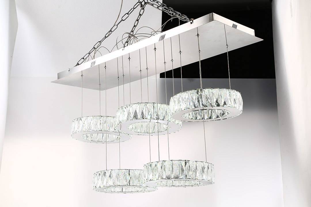 Люстра светодиодная хрустальная SWG DW-8815