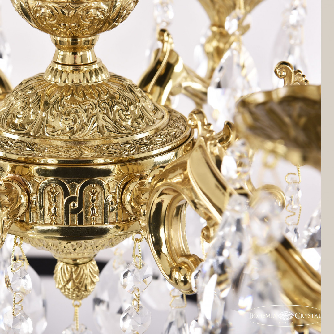 Люстра бронзовая с хрусталём 72102/6/125 A G