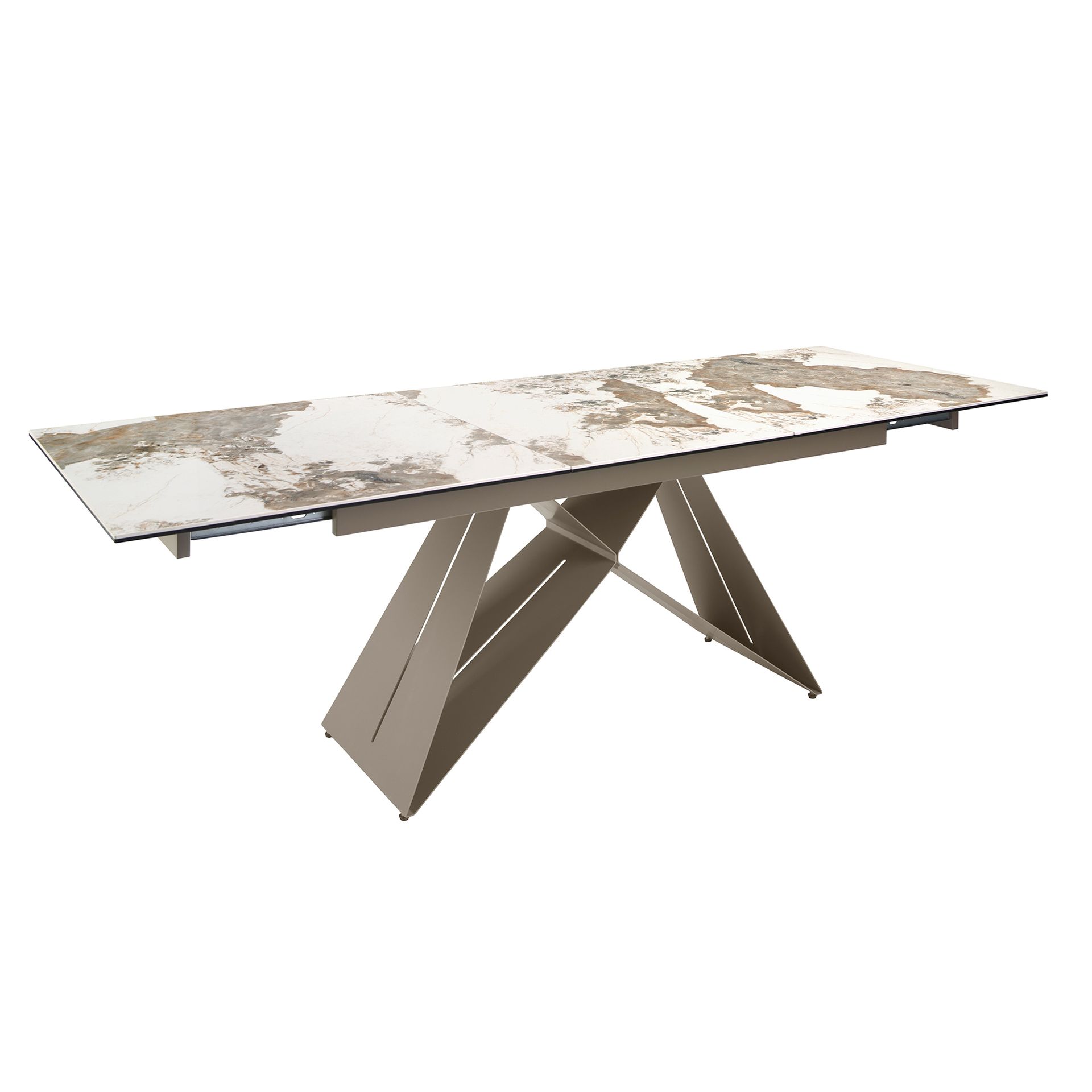 Раздвижной обеденный стол 1114/MC2207DT из мраморной керамики Angel Cerda