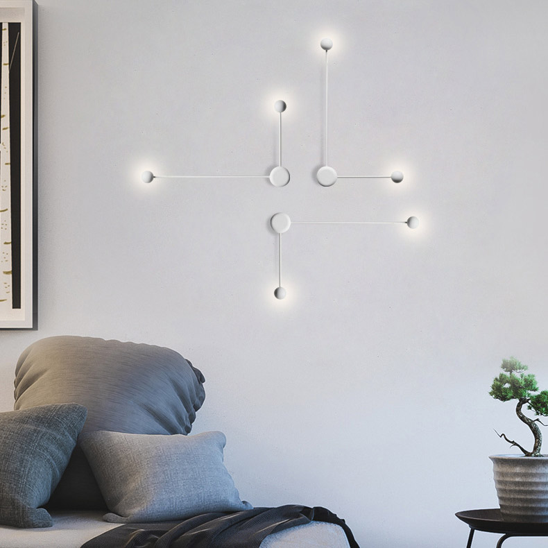 Бра Pin Wall Light C White by ImperiumLoft