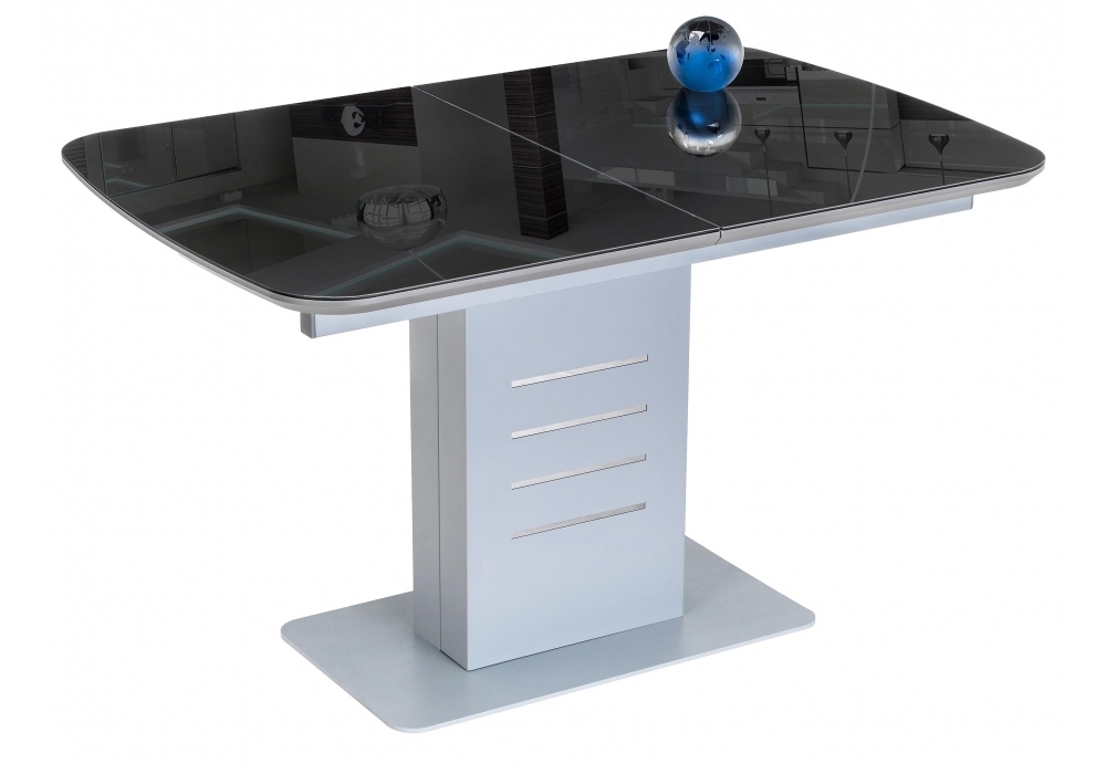 Стол Woodville Кейтлин серый / черный 462086