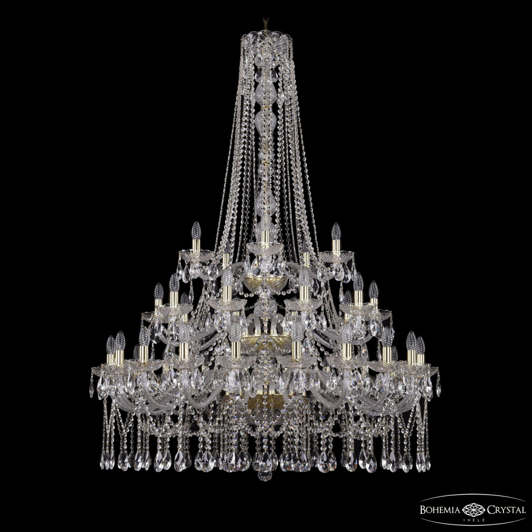 Люстра хрустальная 1413/20+10+5/400/h-158/3d G