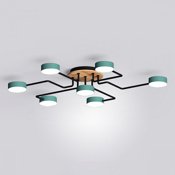 Потолочная люстра SCHEME LED COLOR L83 Green by ImperiumLoft