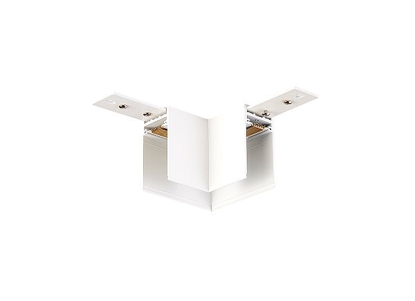 Угол-соединитель для подвесного/накладного магнитного шинопровода Donolux L corner DLMWhite