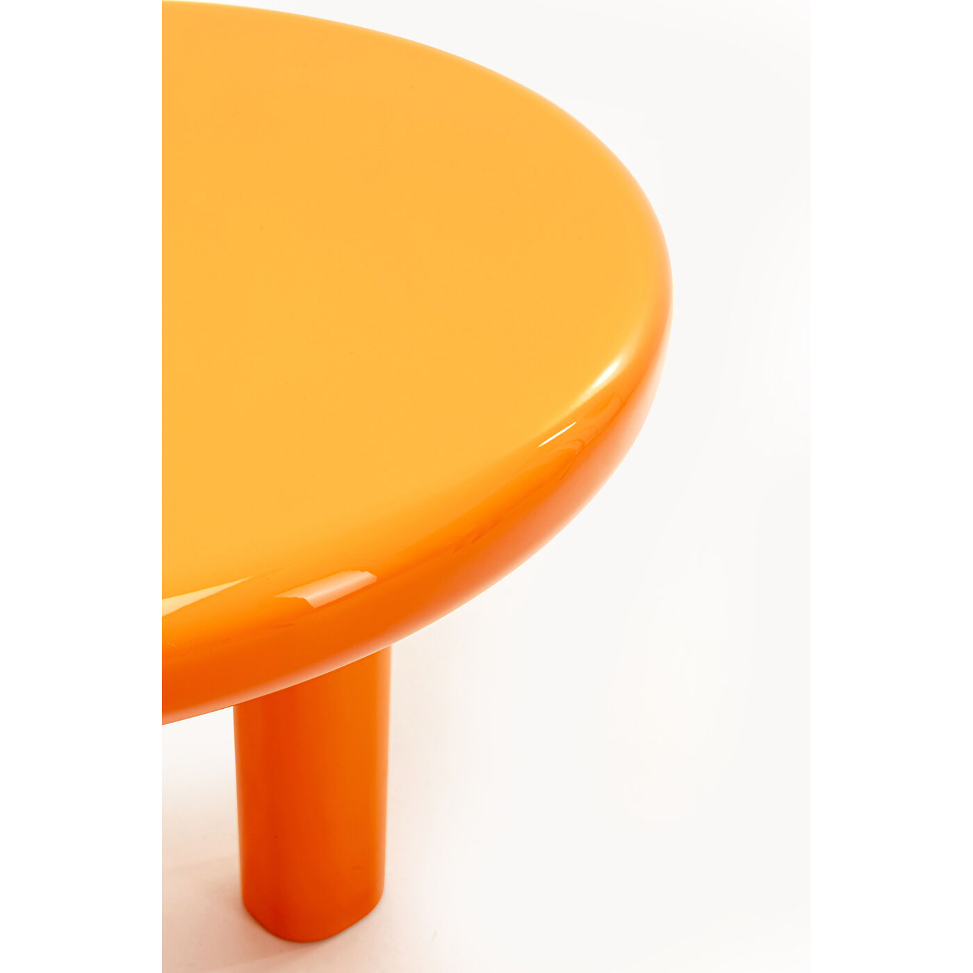 Стол приставной Eliano Orange Ø50cm KARE 71249