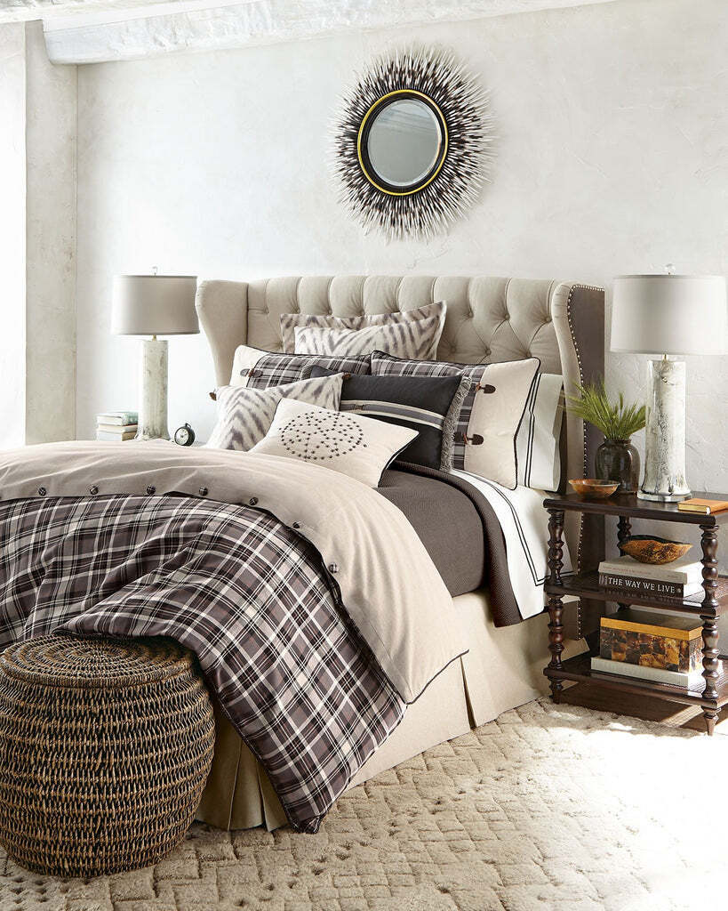 Круглое настенное зеркало Ларс Louvre Home LHMF720BGW