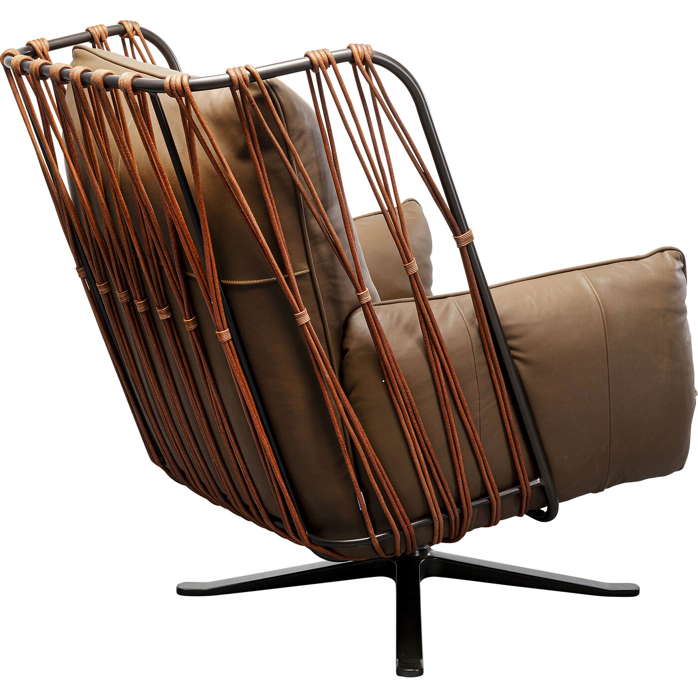 Кресло вращающееся Paradiso Brown KARE 87689