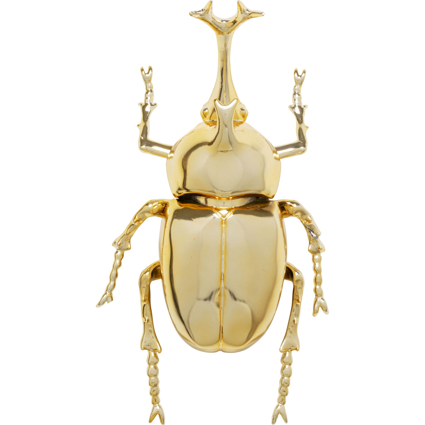 Украшение настенное Stag Beetle Gold 41cm KARE 57714