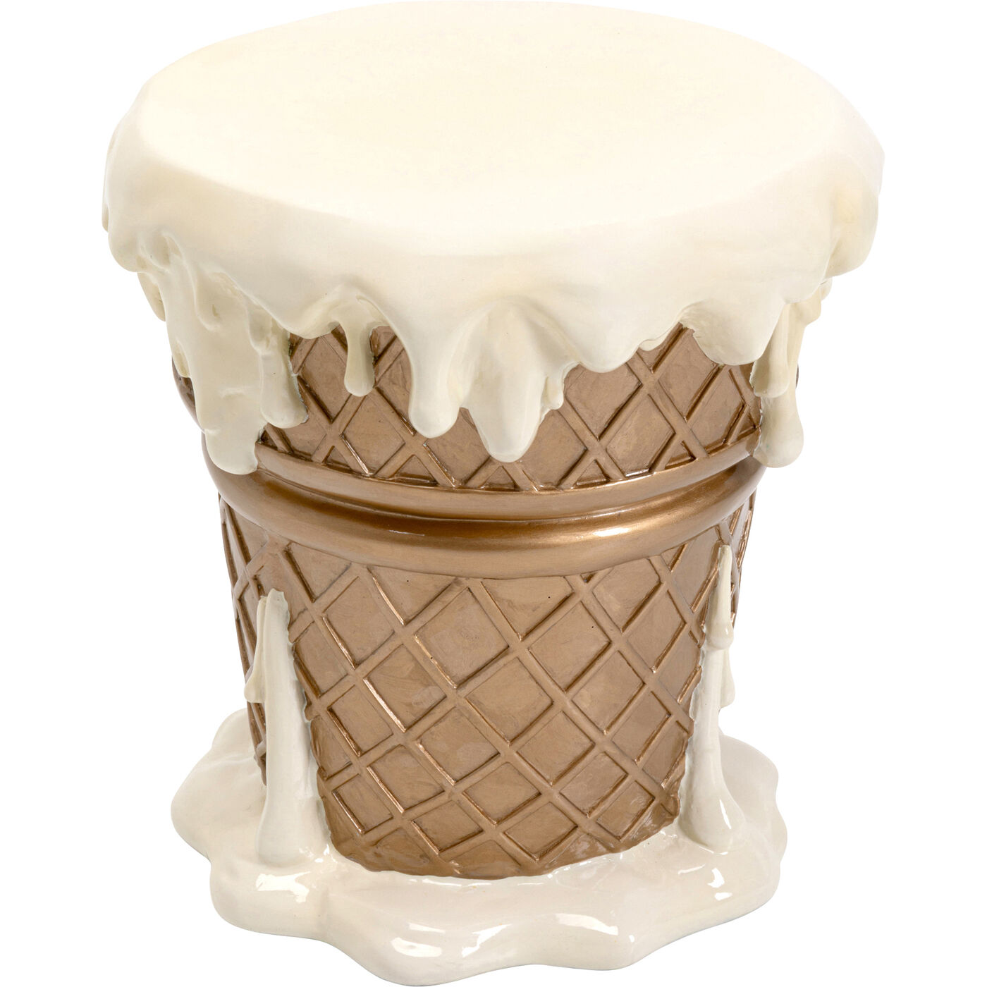 Пуф Ice Cream Vanilla Ø37cm KARE 71284