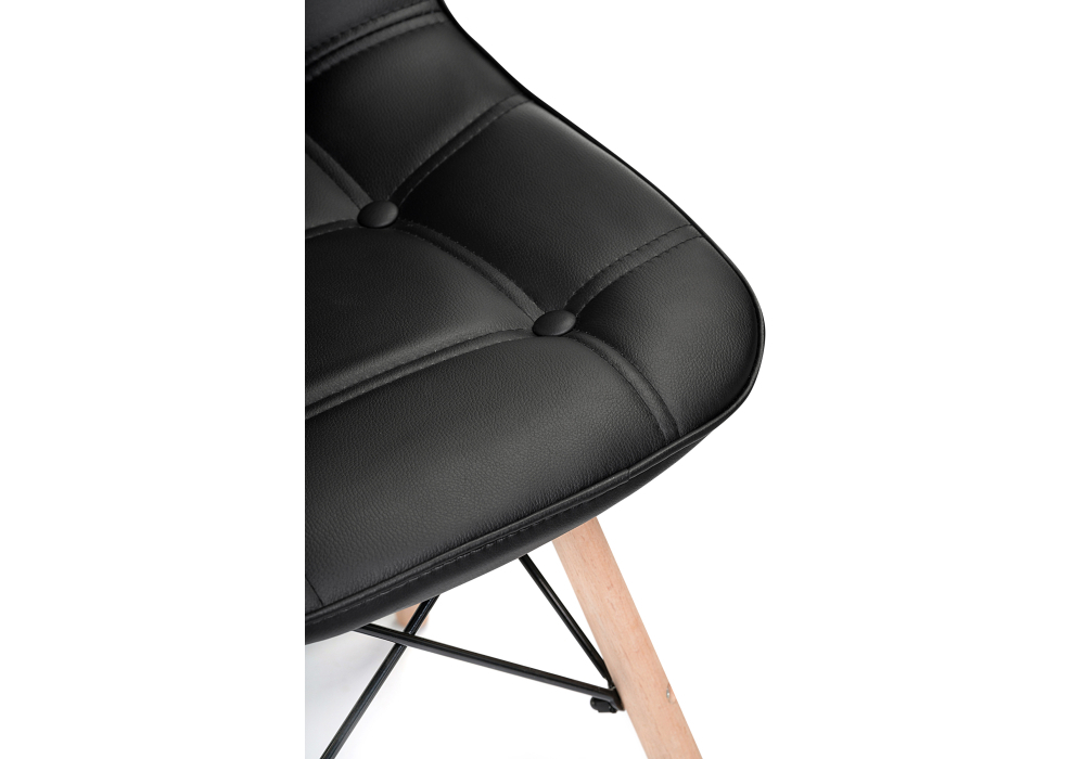 Стул деревянный Woodville Kvadro black 15011