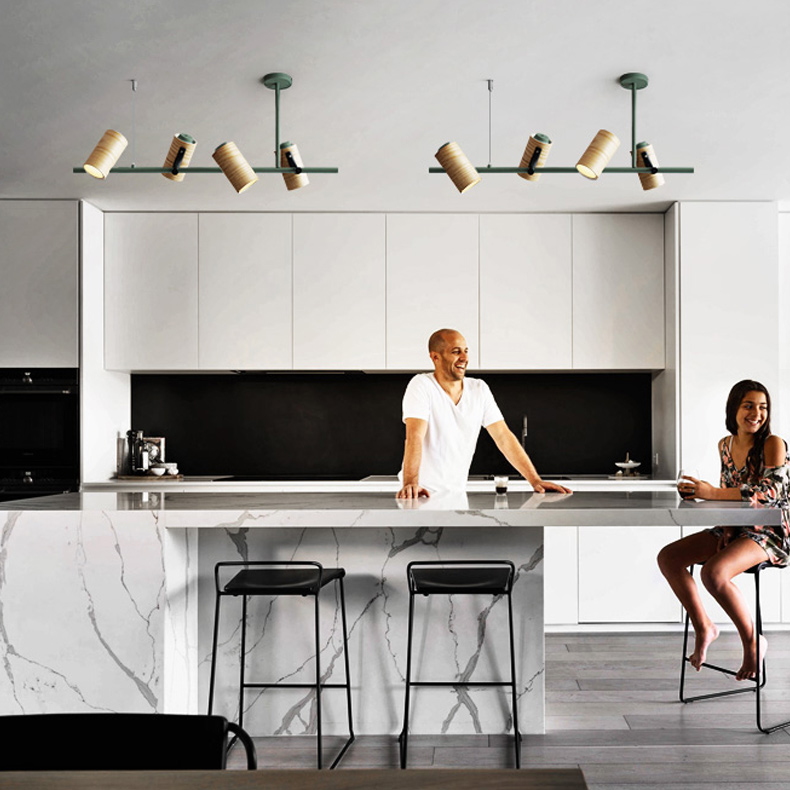 Подвесной реечный светильник BARREL A Blue by ImperiumLoft