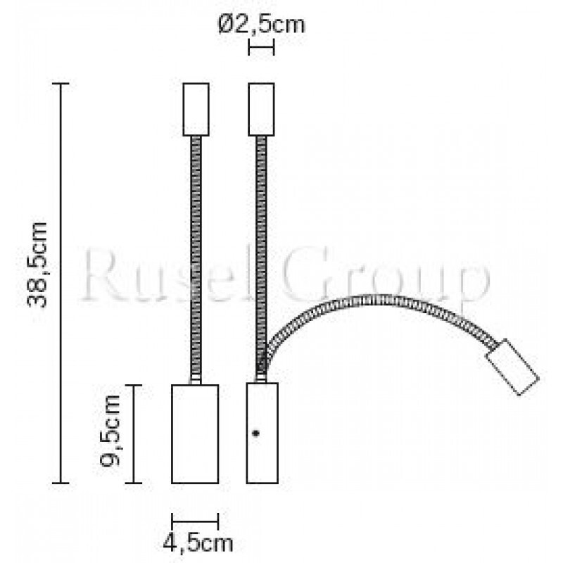 Настенный светильник Fabbian Bijou D75 D03 01