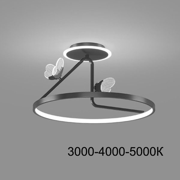 Потолочная люстра BABETTA CH E D50 Black Трехцветный свет by ImperiumLoft