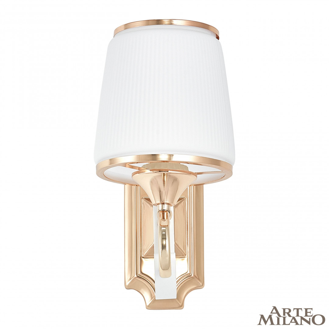 Бра с плафоном 303857/1W Wh/Gd Arte Milano