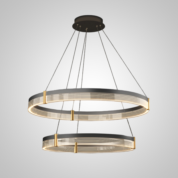 Подвесная люстра ALMER D40+60 by ImperiumLoft